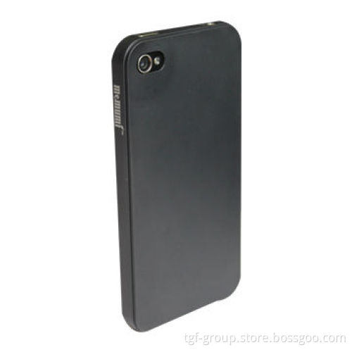 Ultra-thin Scrub Plastic Cases for iPhone 4/4S, Black Color, OEM Orders Welcomed, 0.3mm Thickness